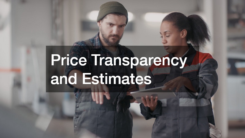 Price Transparency and Estimates