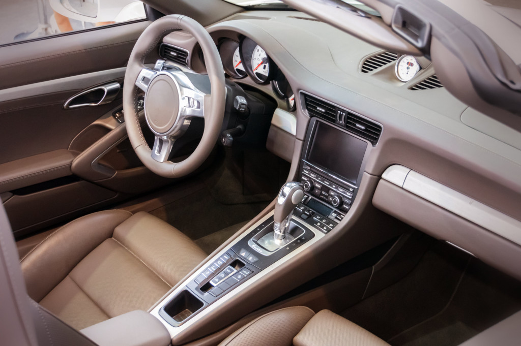 luxury car interior