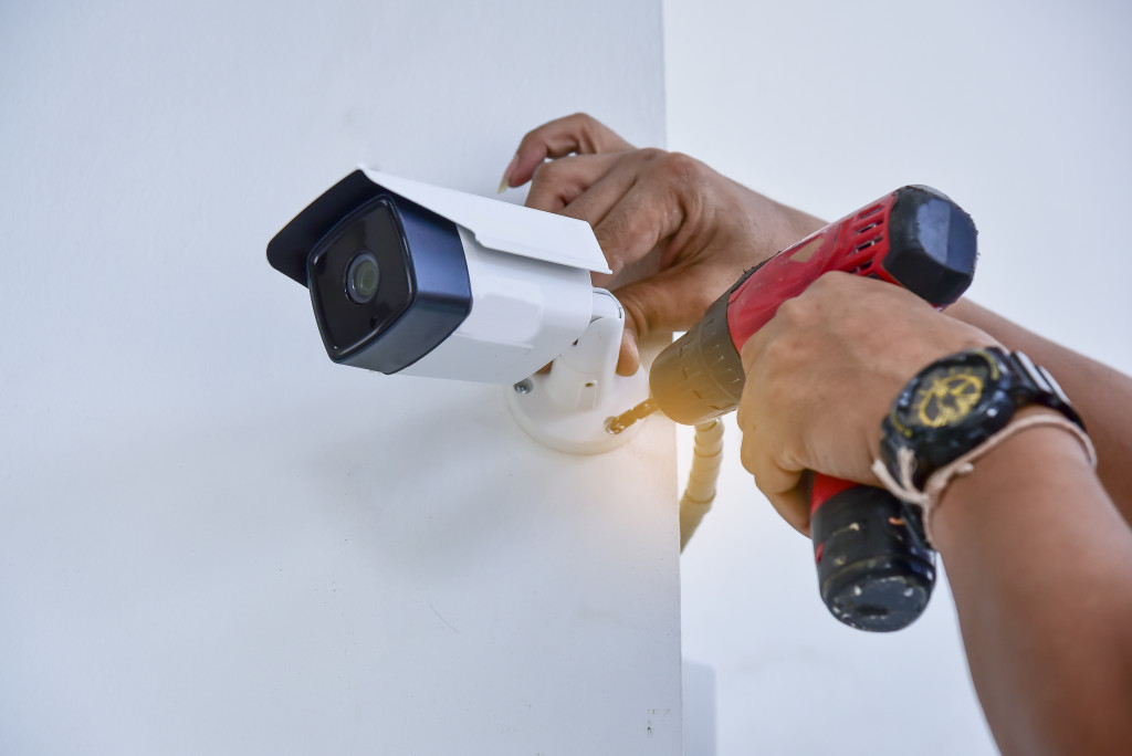 installing a CCTV camera