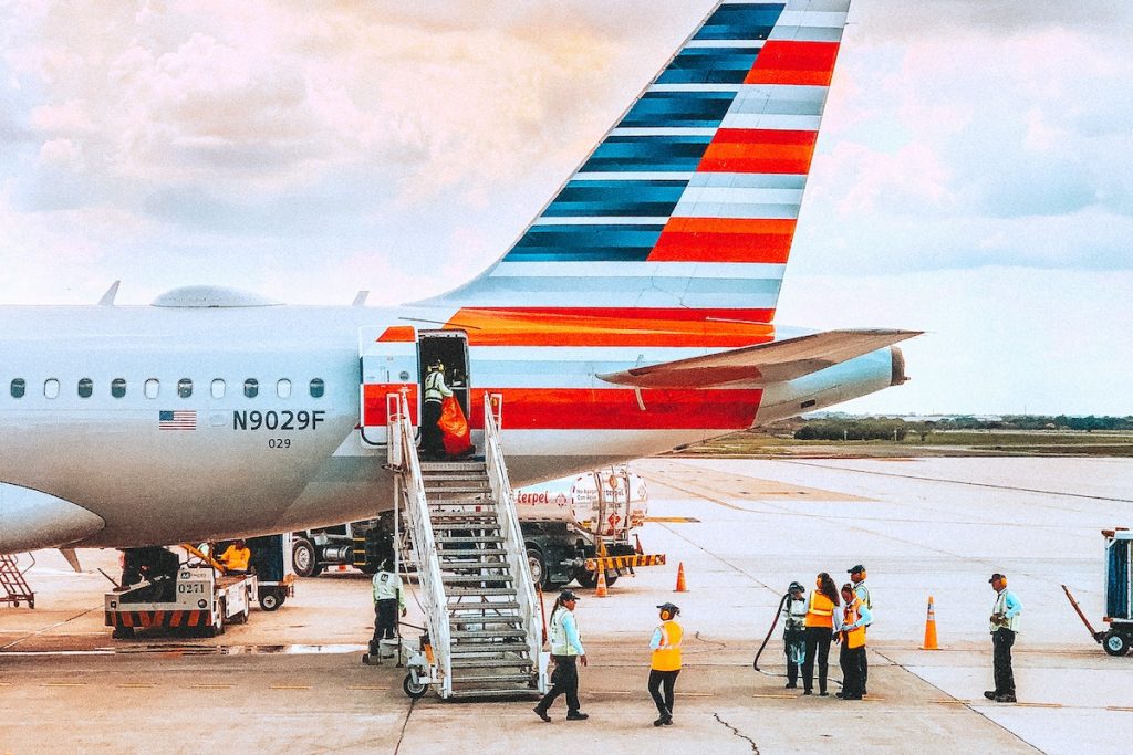 ground crew at the airport