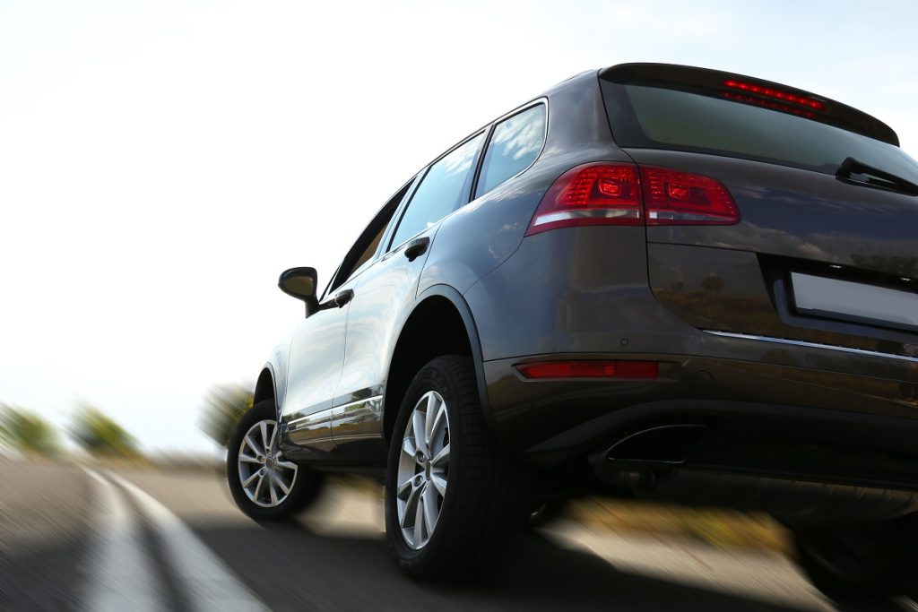 car on road