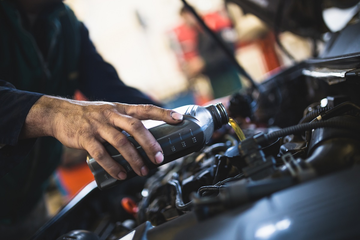 oil and fuel filter changing